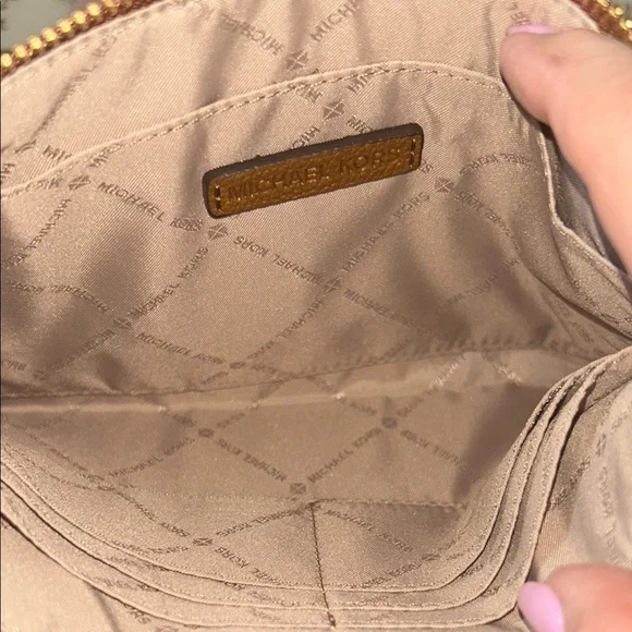 Michael Kors Tan Leather Clutch - Picture 3 of 4